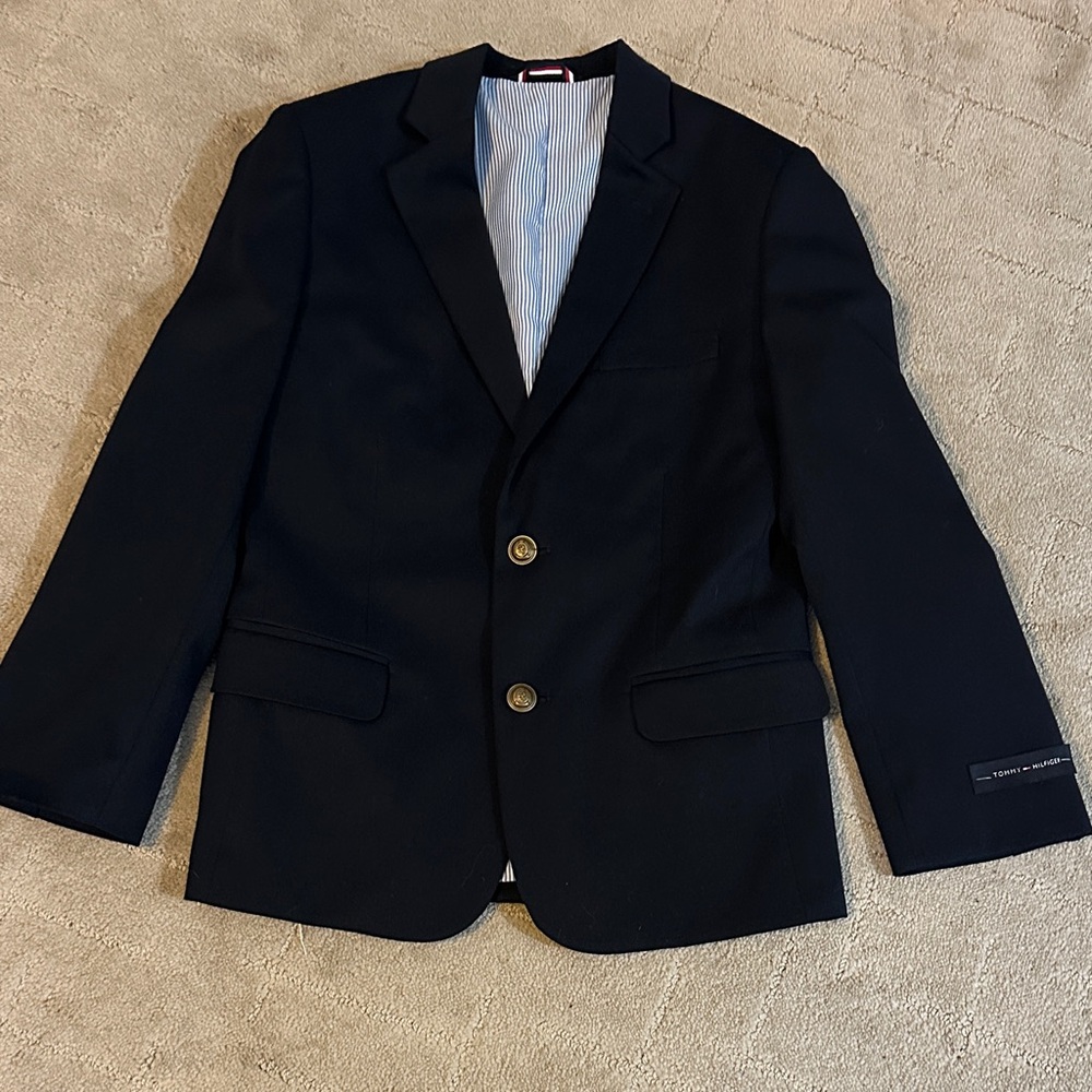 Tommy Hilfiger Boys Navy Blazer size 10